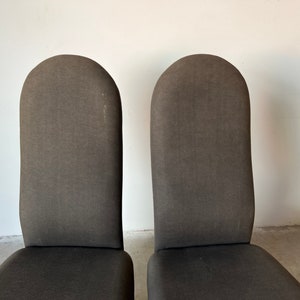 Jan Ekselius Style Postmodern Accent/ Dining Chairs by Roger Rougier a Pair image 10