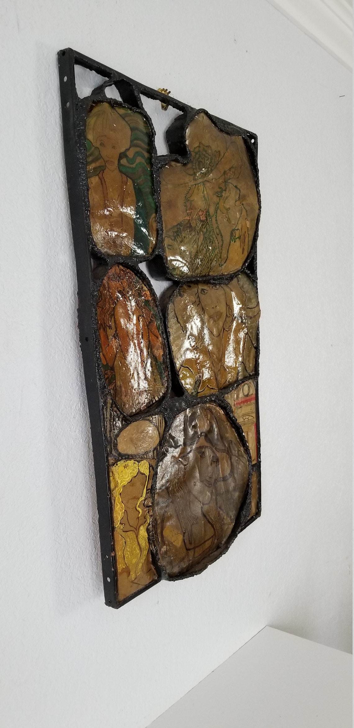 70's Vintage Fiberglass Wall Art Sculpture . Etsy