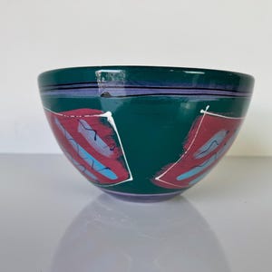 1980s Vintage Steve Howell Studio Art Pottery Bowl