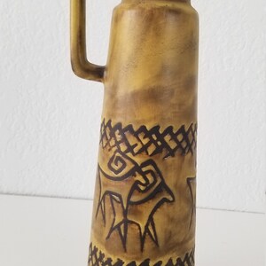 Mid-Century West Germany Decorative Ceramic Jug / Vase . image 2