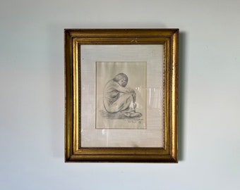 Maurice Glickman (American, 1906-1981) Drawing, Framed