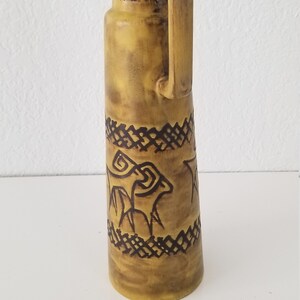 Mid-Century West Germany Decorative Ceramic Jug / Vase . image 5