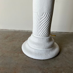 Tall Vintage Plaster Floor Lamp image 7