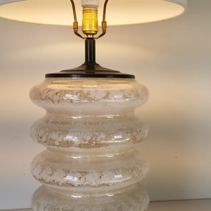 1970's Italian Carlo Nason Style Five-Tier Murano Glass Table Lamp image 4