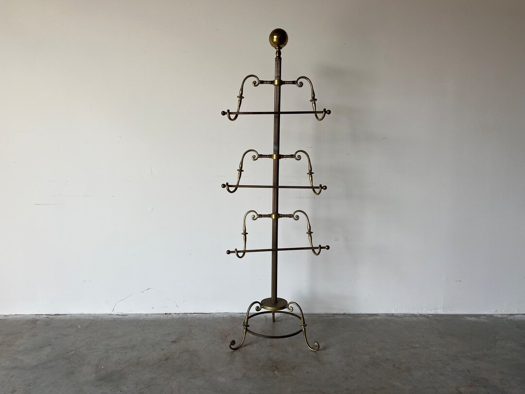 Vintage Brass Valet Pants Hanger by Glomar Ny Etsy