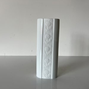 Vintage Rosenthal Studio-Linie Vase by Björn Wiinblad - White Bisque Porcelain Vase