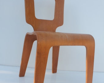Thaden Jordan Mid Century Bentwood Birch Chair.