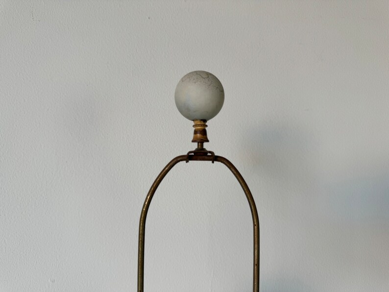 Vintage Samuel Marx Style Coral Stone Table Lamp image 9