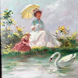 1960's Ramon H. Figurative Impressionist Oil Painting, Framed - Etsy