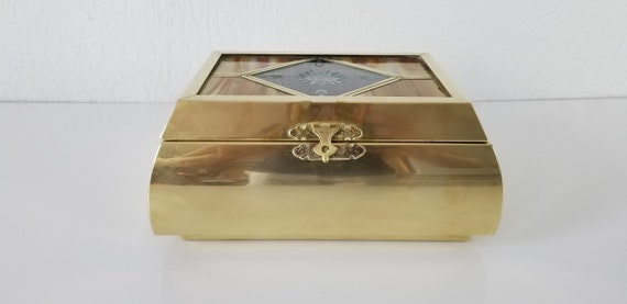 Du Vonn Collection Solid Brass Trinket Box .