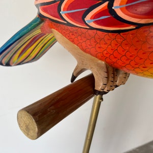 1980s Sergio Bustamante Style Large Toucan Bird Floor Sculpture image 4