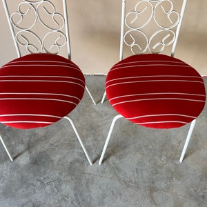 Mid-Century Arthur Umanoff Granola Bistro Dining Chairs Pair image 3