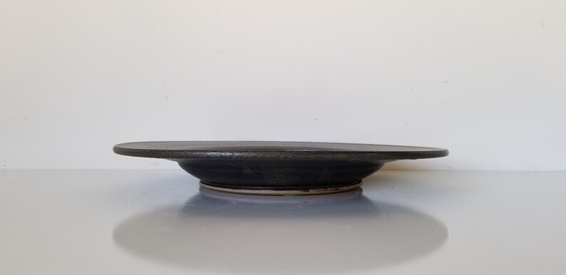Mid-Century Brinor Stoneware Pottery Decorative Round Plate image 6