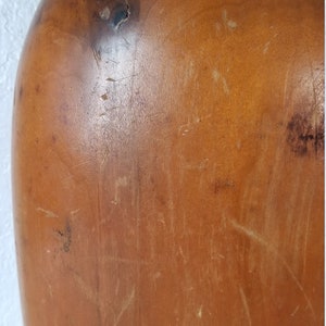 La Montagna Mid-Century Art Turned Wood Vase . image 7