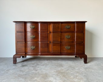 Vintage Six - Drawers Solid Mahogany Dresser by Century Furniture