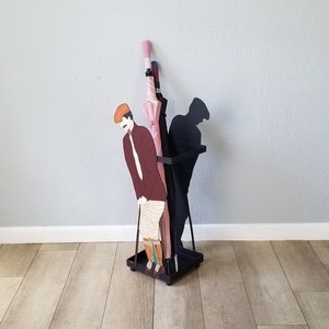 1990s Curtis Jere Style Golfer Man Design Handmade Umbrella Stand image 2