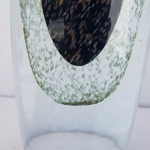 Vintage Italian Sommerso Murano Art Glass Vase . image 7