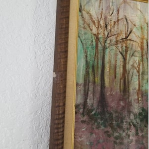 Mid-Century Landscape Oil on Canvas Painting. image 9