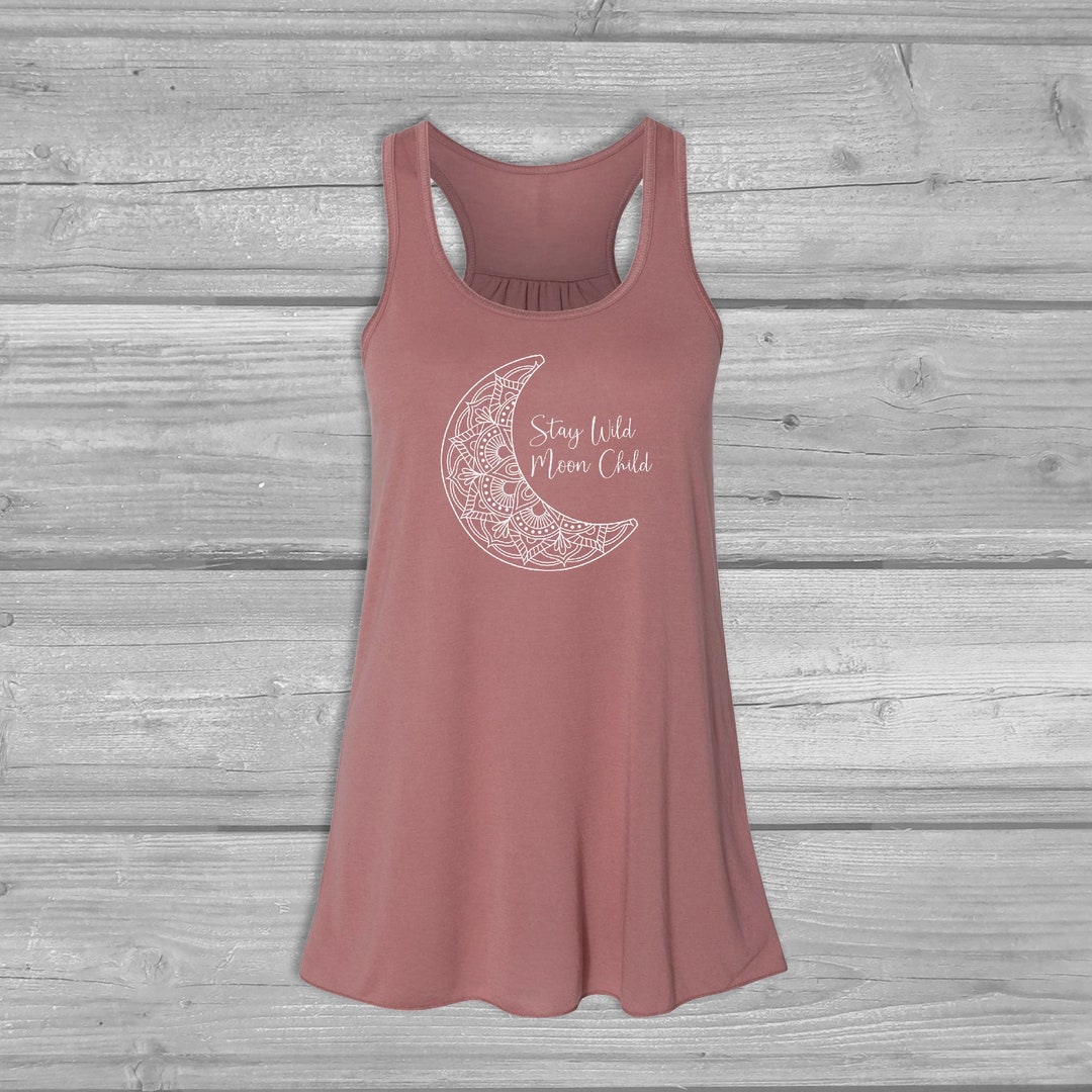 Stay Wild Moon Child Tank Top for Women Hippie Clothes Boho - Etsy