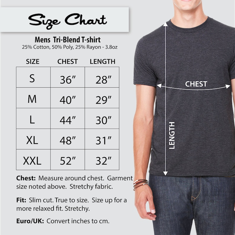 Guitar Shirt Gifts for Men, Graphic Tees for Men, Mens Clothing, Bella Triblend T Shirt image 2