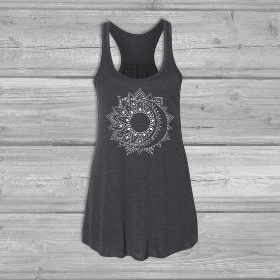 Grey Sun and Moon Tank Top Grey Sun and Moon Tank Top
