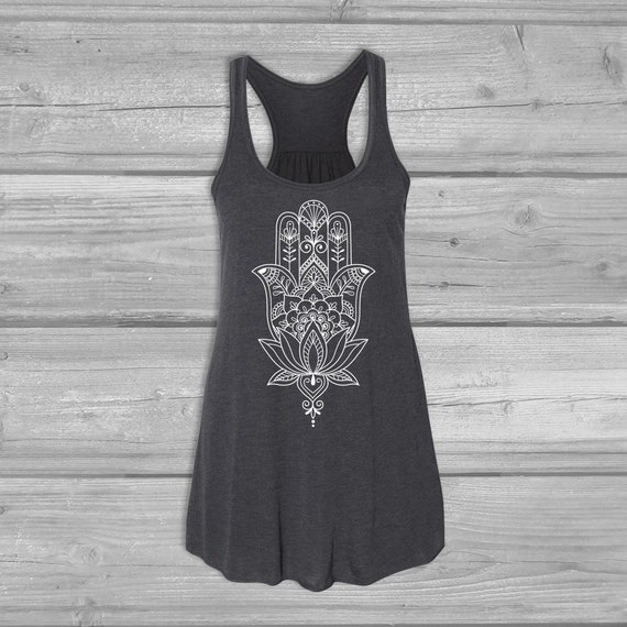 Black Hamsa Tank Top Black Hamsa Tank Top