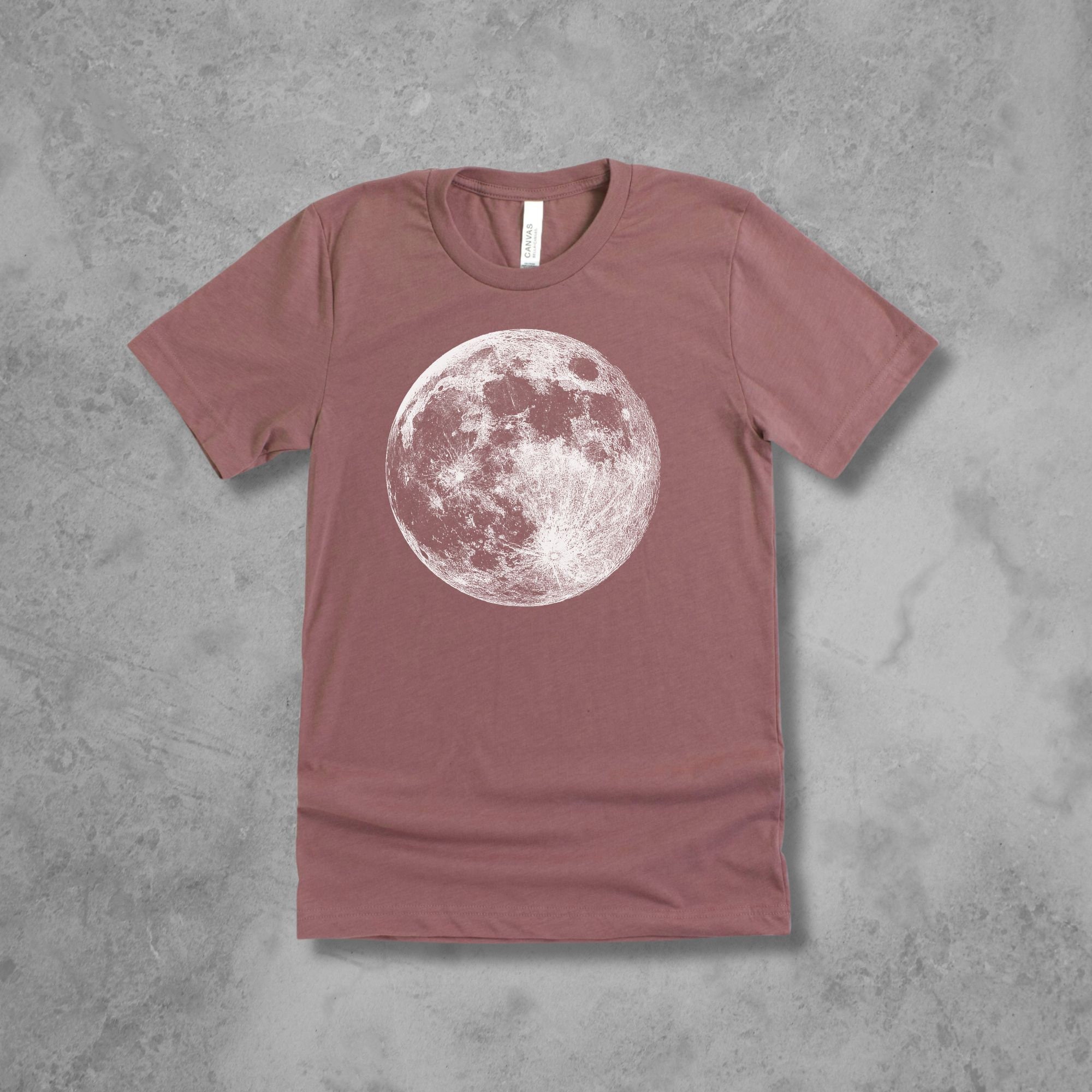 Moon Shirt, Full Moon Graphic Tees for Women, Celestial