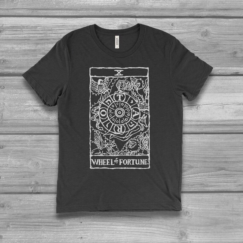 Tarot Shirt for Women Wiccan Clothing Tarot Card Tshirt | Etsy