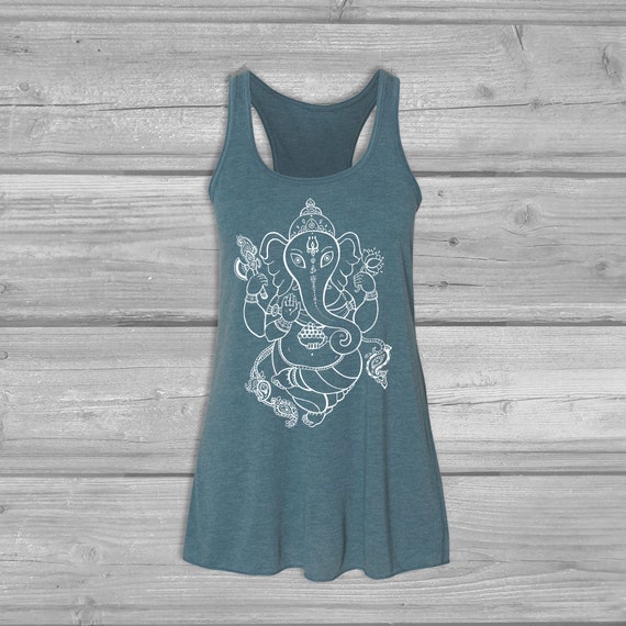 White Ganesha Tank Top White Ganesha Tank Top
