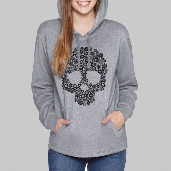 womens skull sweatshirt