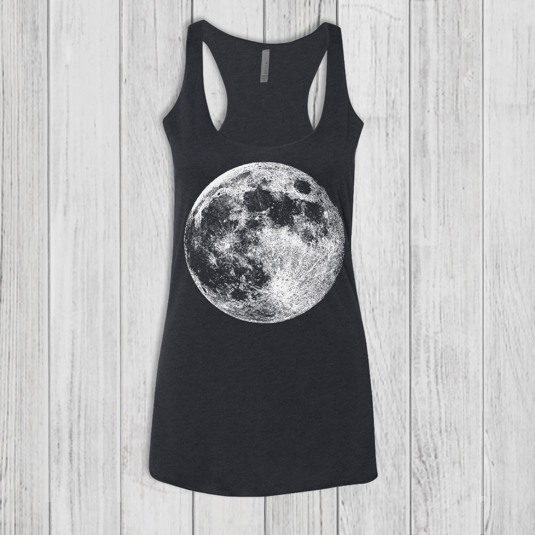Moon Tank Tops for Women Workout Tank Womens Tank Tops Etsy