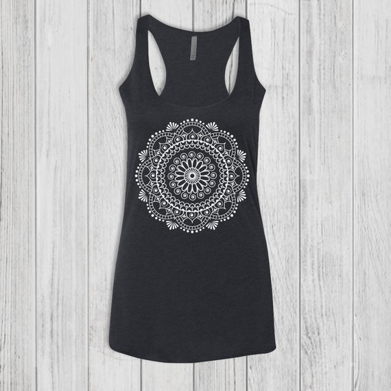 Yoga graphic deals tank tops