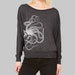 Octopus Shirt for Women - Lightweight Clothing Black Dolman Top - Women's Blouses 