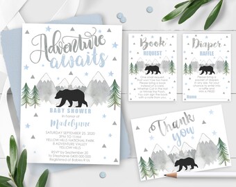 adventure awaits baby shower decorations