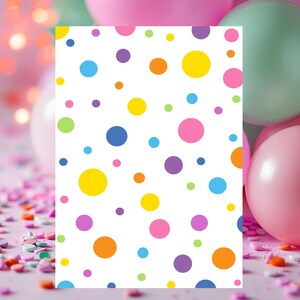 Two Much Fun Girl 2nd Birthday Invitation: Rainbow Spots Second Evite (Digital Download) image 4