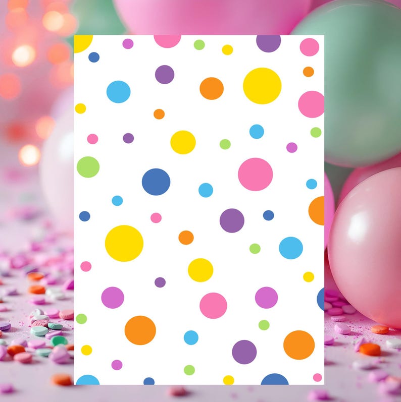 Two Much Fun Girl 2nd Birthday Invitation: Rainbow Spots Second Evite (Digital Download) image 4