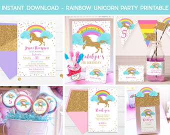 printable unicorn bookmarks digital book marks pink glitter