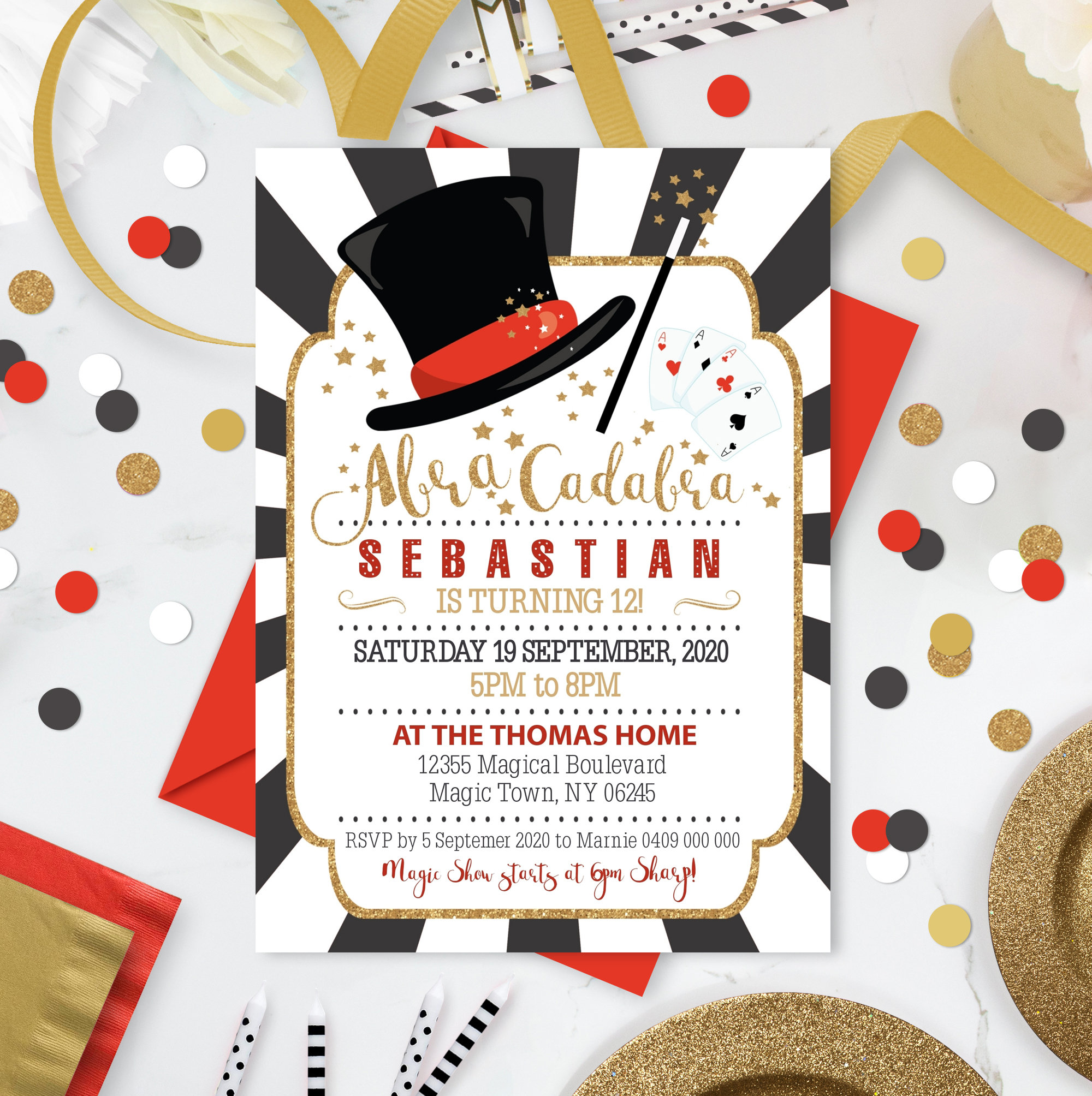 Invitations Magic Party Magician Invitation Magic Party Invitation invitations-magic-party-magician-invitation-magic-party-invitation