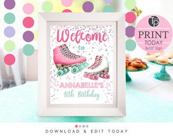 Roller Skating Birthday Party Supplies For Girl With UK