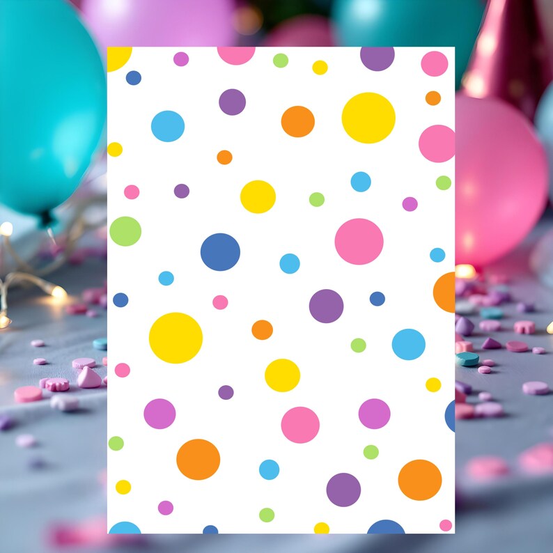 Two Much Fun Girl 2nd Birthday Invitation: Rainbow Spots Second Evite (Digital Download) image 2