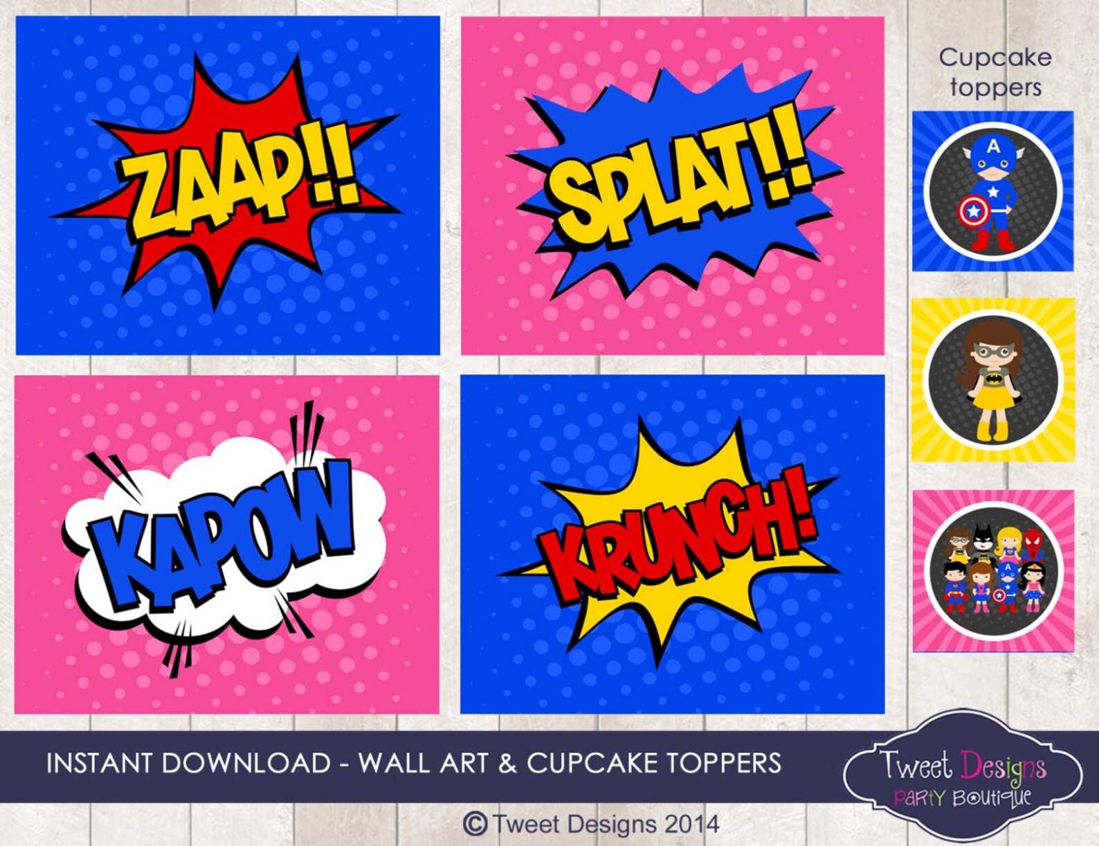 GIRL SUPERHERO PARTY Printable Superhero Girl Printable - Etsy