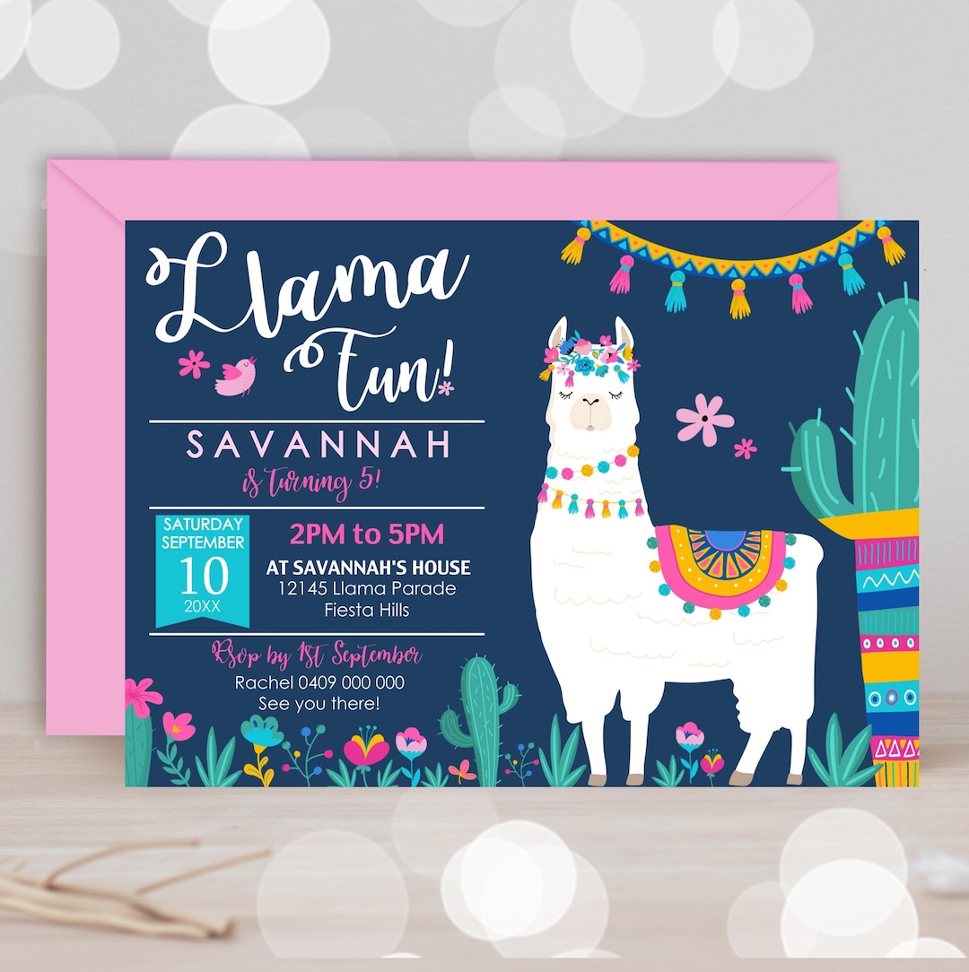 llama-birthday-invitation-llama-party-invitation-fiesta-llama-invitation-llama-fun-invitation-llama-printables-llama-party-decorations-0267-etsy