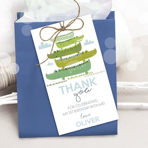 CROCODILE FAVOR tag Editable Crocodile Favor Tags Printable Alligator Favor Tags Crocodile Gift tags Download Crocodile Thank you Tags
