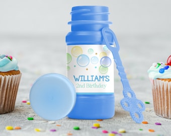 Bearbeitbare Boy Bubble Labels: Corjl Party Favors (Digitaler Download 2 "x 5,5"""