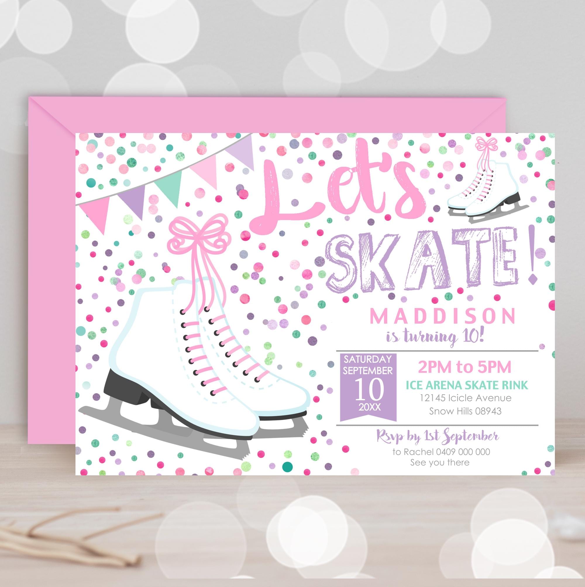 ice-skating-invitation-ice-skating-party-invitation-ice-skate-birthday-ice-skating-party-ice-skating-invitation-girl-skating-invitation-etsy