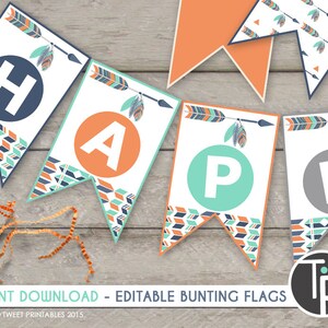TRIBAL PARTY PRINTABLE, Instant Download Tribal Printable, Wild One ...