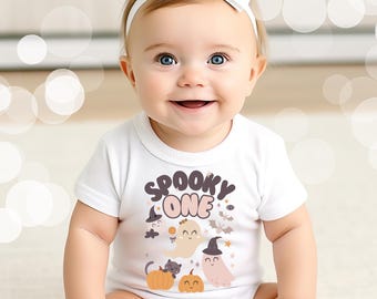 Spooky One T-Shirt Sublimation Design: Halloween PNG (Digital Download)