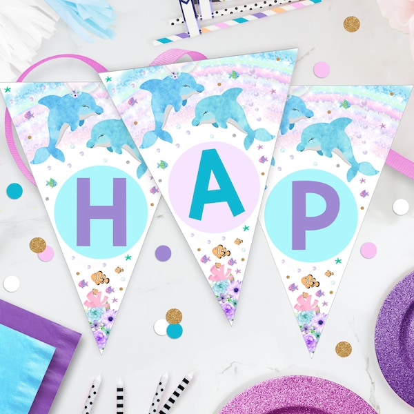 Dolphin Birthday - Etsy