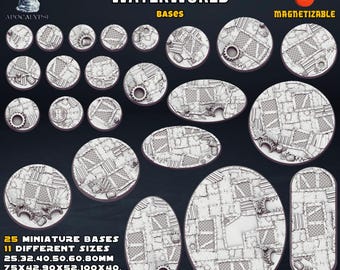 Waterworld - Admiral Apocalypse - Resin Bases
