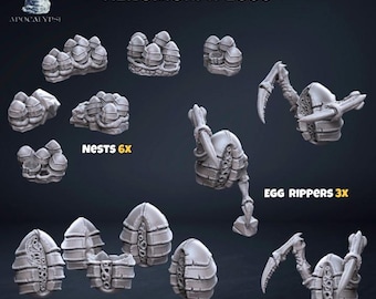 Alien Eggs Basing Bits - Admiral Apocalypse